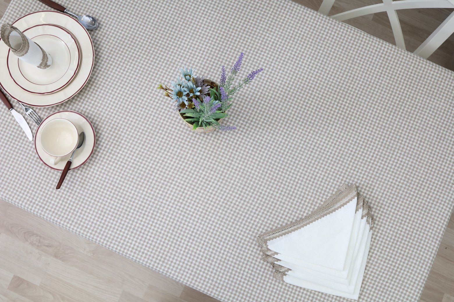 Linen tablecloth Meadow - Image 6