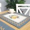 Table placemat Lemons, home dining room decor