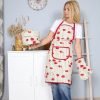 Kitchen apron Red poppies
