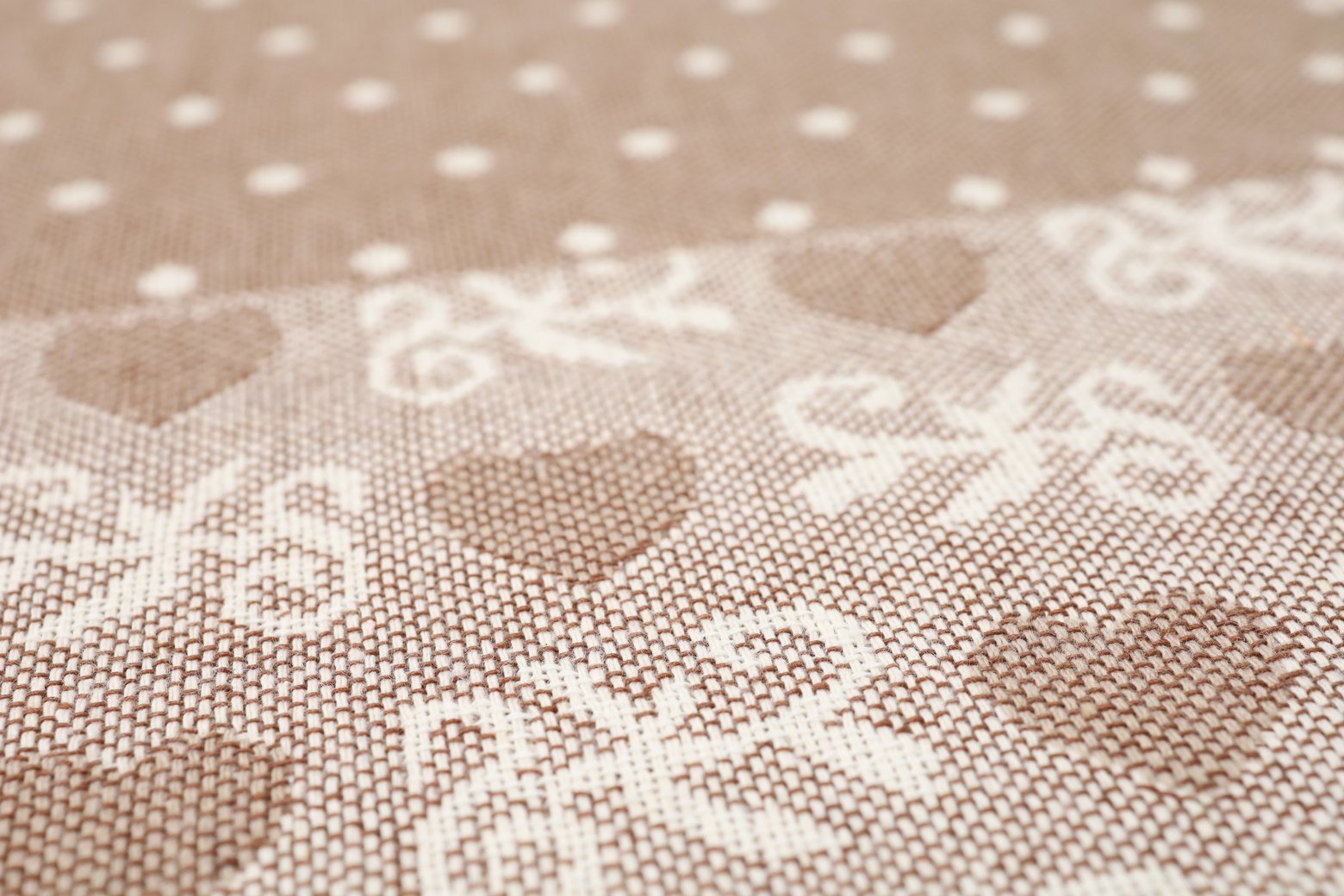 Table runner Brown hearts / Buy one, get one free! - Image 6
