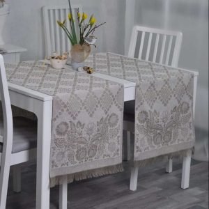 Linen table runner Astra