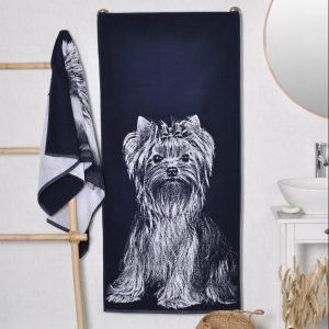 Cotton towel Yorkshire Terrier