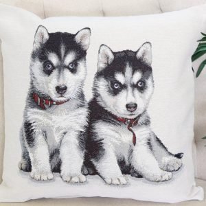 Double-sided cushion cover Puppies