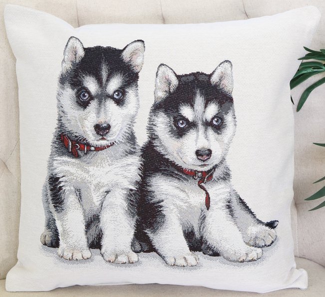 Double-sided cushion cover Puppies