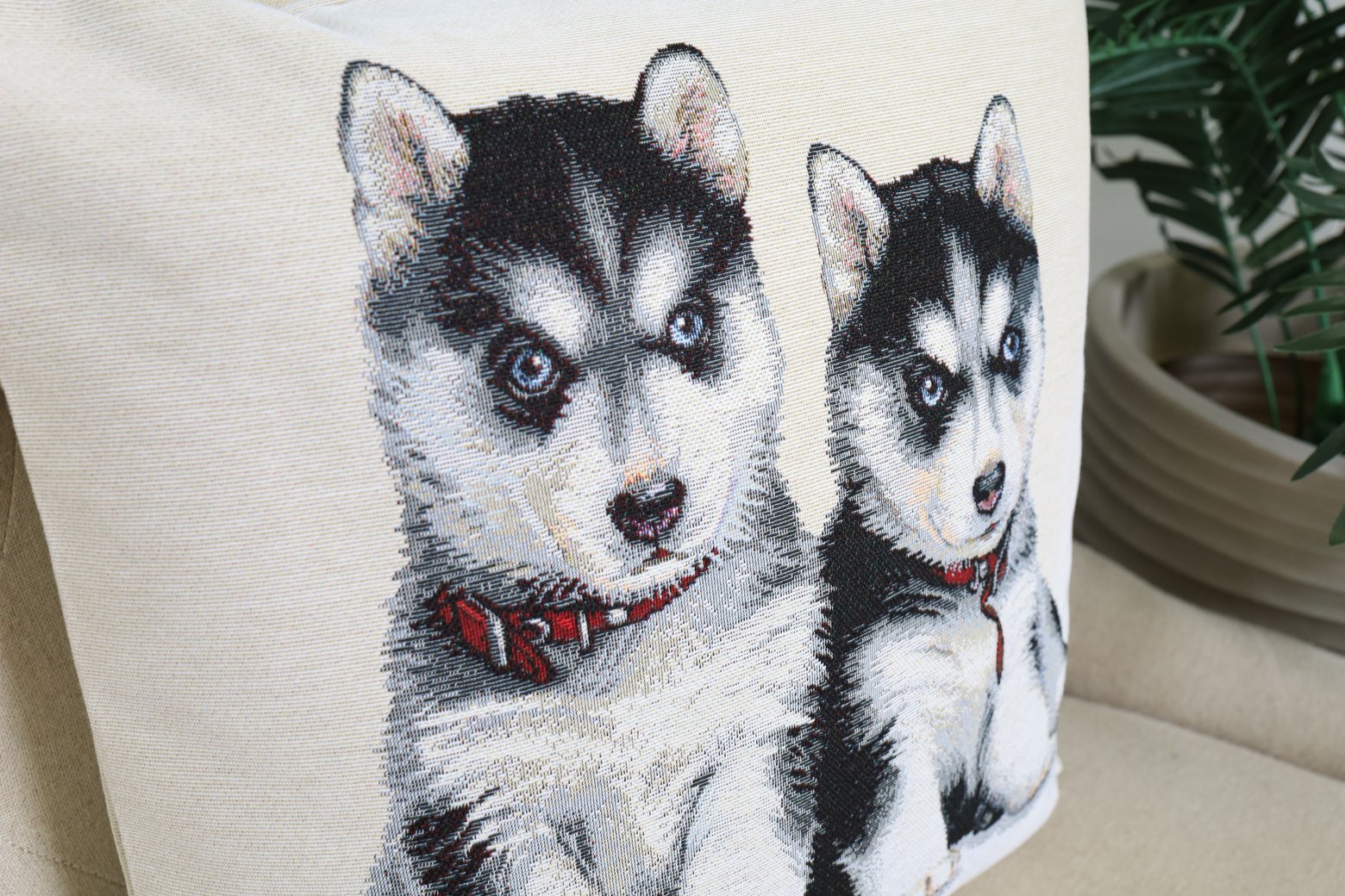 Double-sided cushion cover Puppies - Image 4