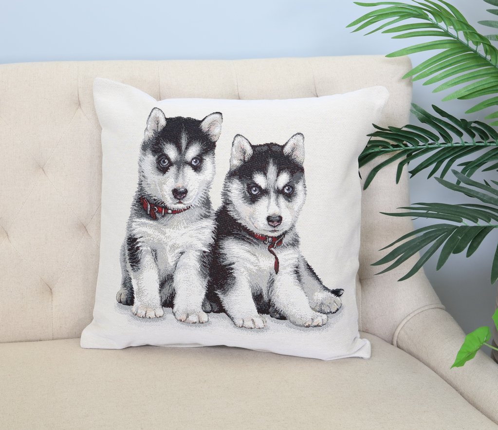 Double-sided cushion cover Puppies - Image 2