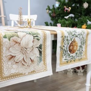 Christmas Table Track Golden Christmas