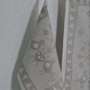 Kitchen linen towel Pigeons