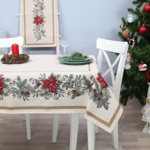 Winter Garland Christmas table