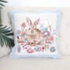 Double-sided cushion cover Easter bunny