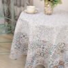 Apvali stalo staltiese Malaga, Round tablecloth Malaga