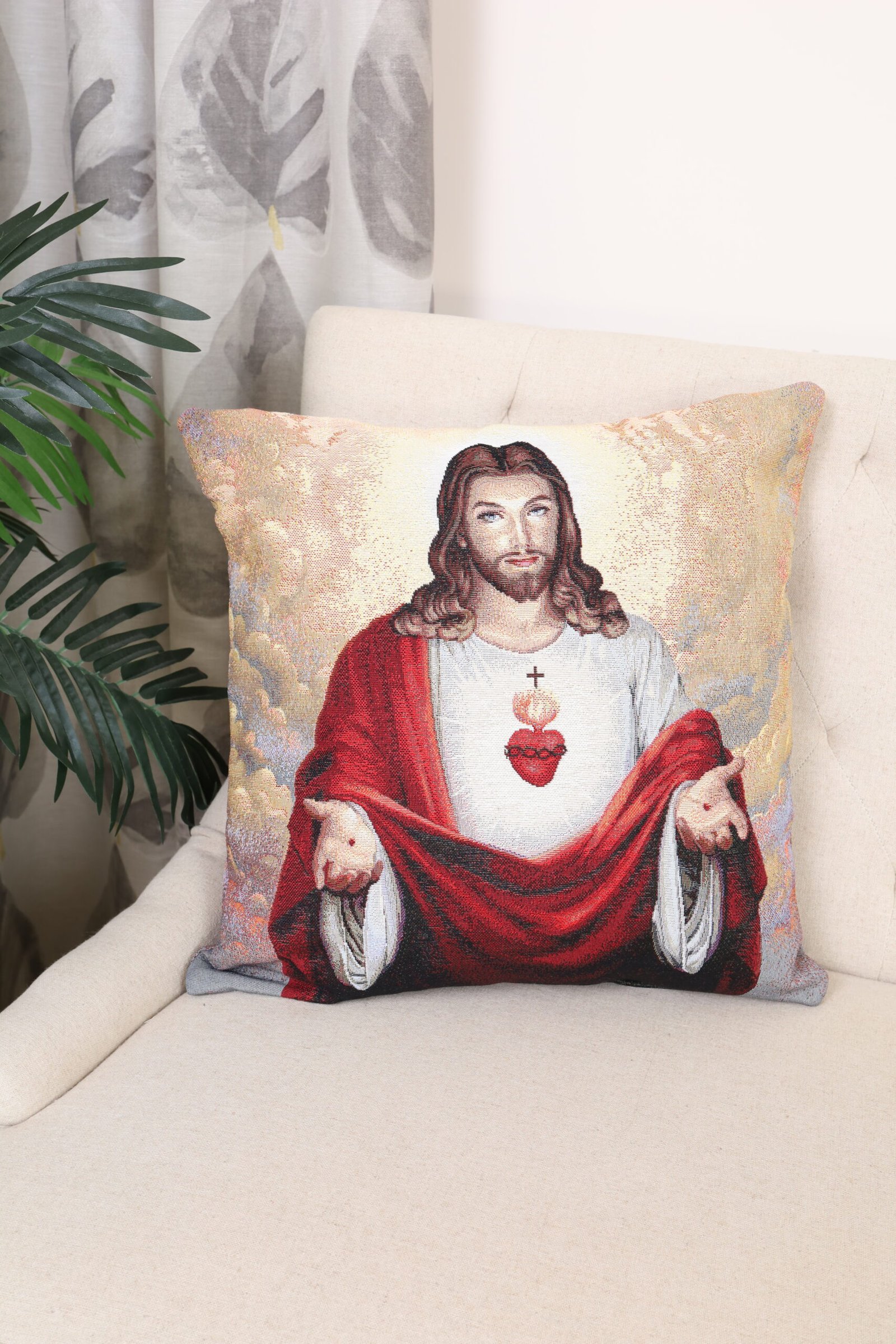 Dvipusis pagalvės užvalkalas Jėzus