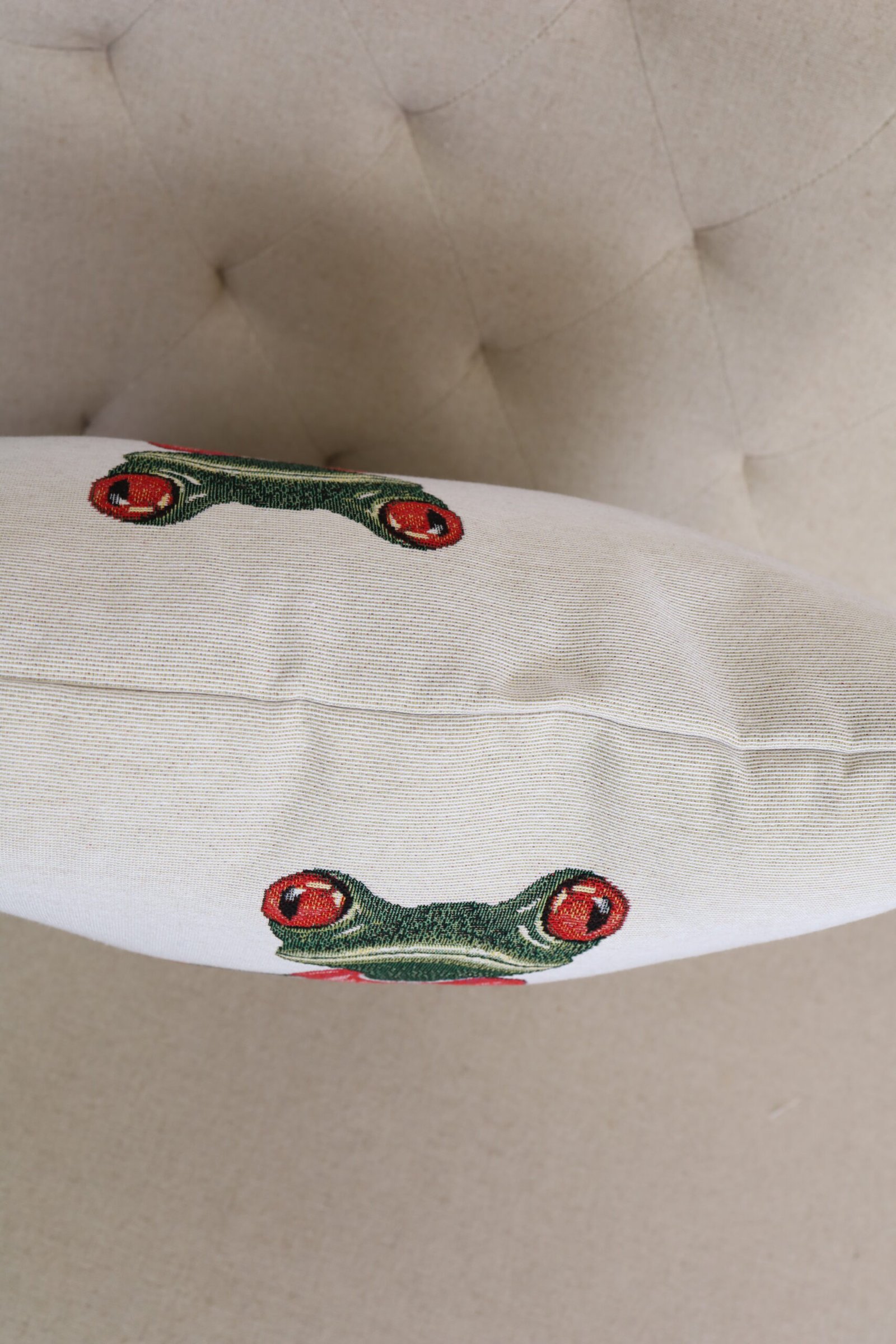 Dvipusis pagalvės užvalkalas Varlytė ir dviratis