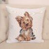 Dvipusis pagalvės užvalkalas Mini Jorkšyro terjeras, Double-sided cushion cover Mini Yorkshire terrier