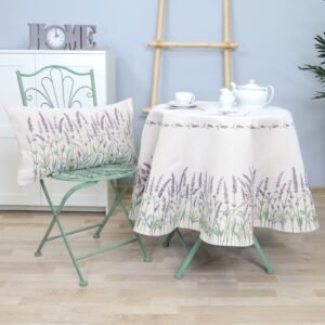 Round tablecloth Fragrant lavender