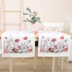 Table runner Easter, home dining table decor