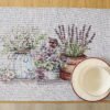 Stalo servetėlė Levandų harmonija, Table placemat Lavender harmony, home dining room decor