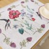 Stalo servetėlė Kregždės pievoje, Table placemat Swallows in the meadow, home dining room decor