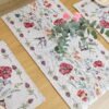 Stalo takelis Kregždės pievoje, Table runner Swallows in the meadow, home dining table decor