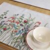 Stalo servetėlė Žolynai, Table placemat Grasslands, home dining room decor