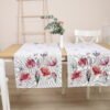 Stalo takelis Gėlių sodas, Table runner Flower garden, home dining table decor