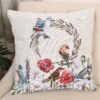 Dvipusis pagalvės užvalkalas Paukščiai, Double-sided cushion cover Birds