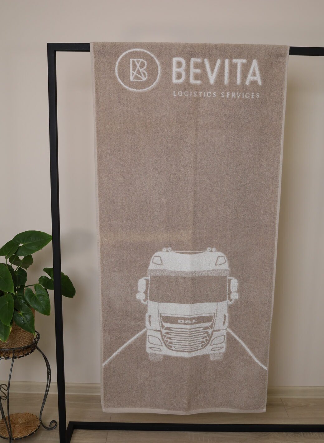 Individual woven towels by order - Bevita example Text Idea
