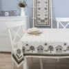 Cotton tablecloth Houses