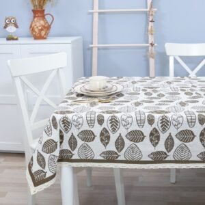 Cotton tablecloth Leaves