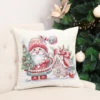 Dvipusis pagalvės užvalkalas Šventines nuotaikos senelis