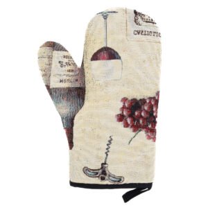 Kitchen Oven Mitt Wine