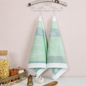 Kitchen Towel Set Leaves (2 pcs.)